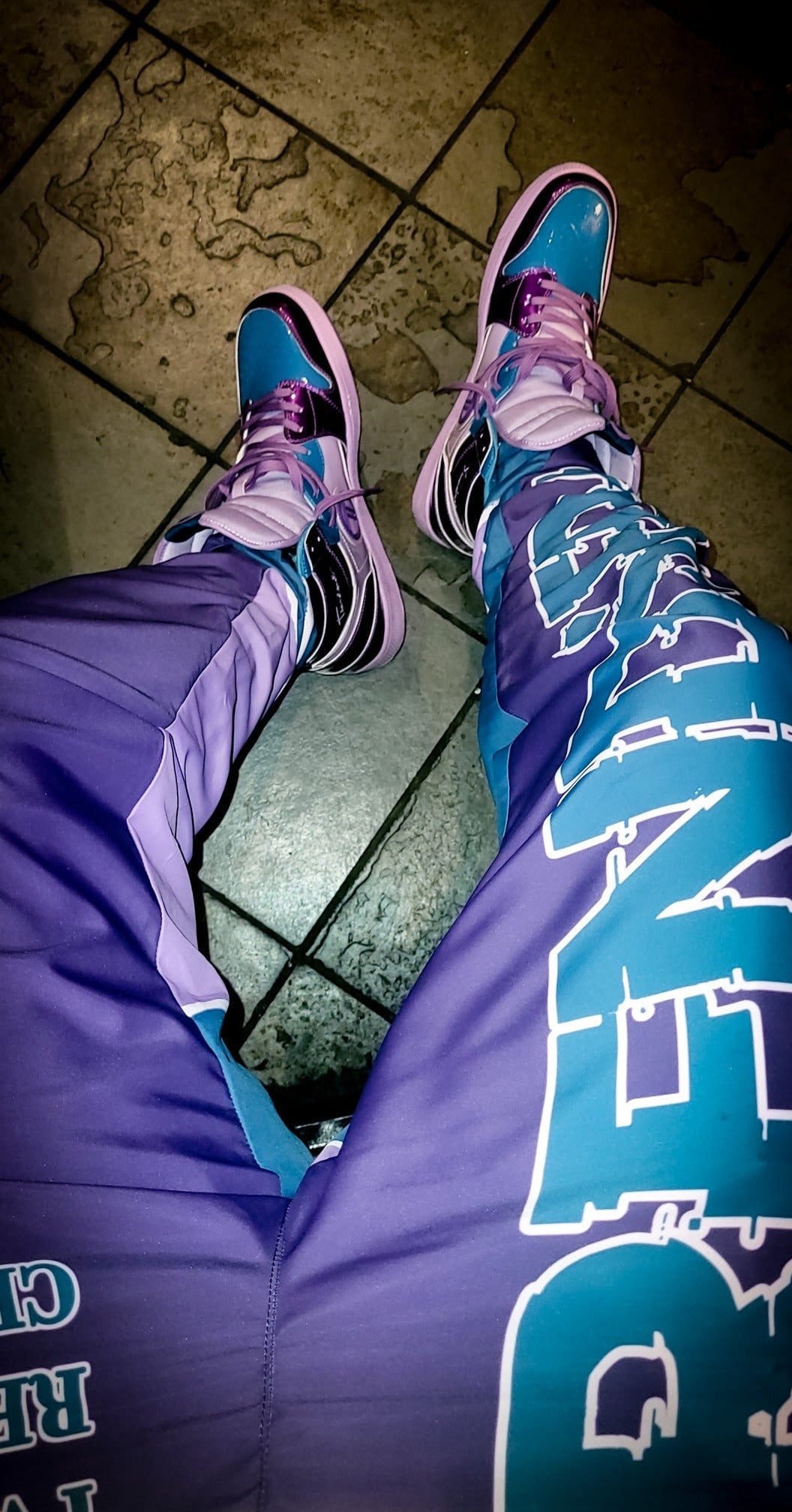 Purple Rein track pants