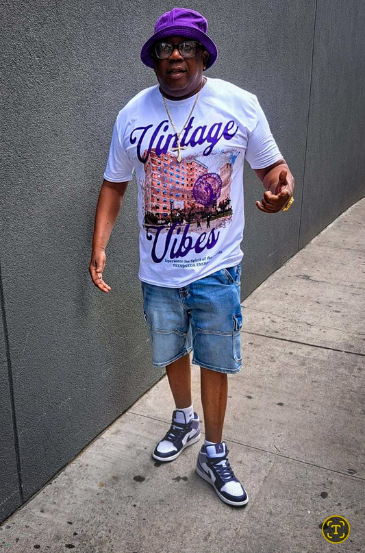 Vibes t-shirt purple