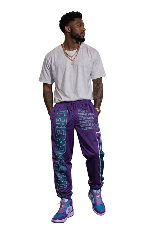 Purple Rein track pants