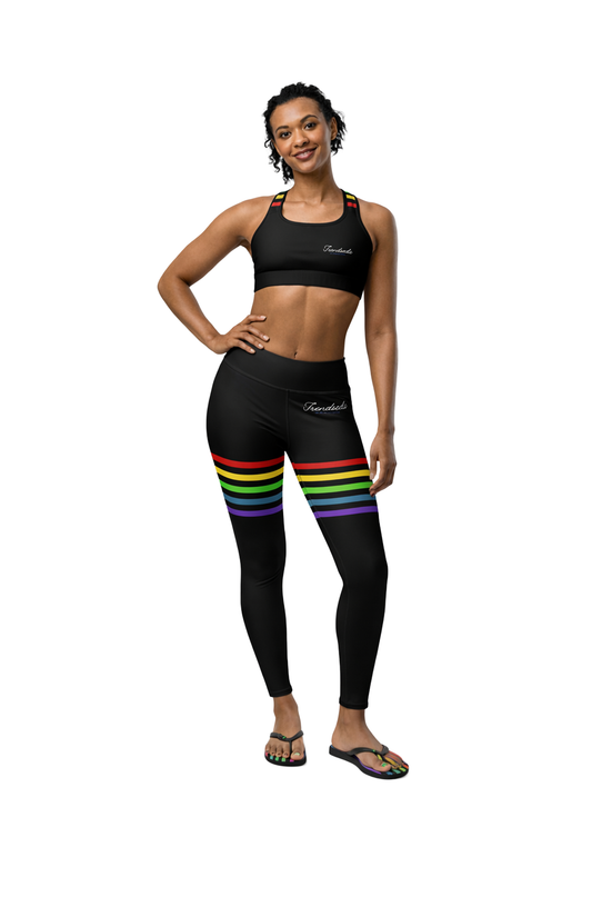 Striper Yoga Leggings