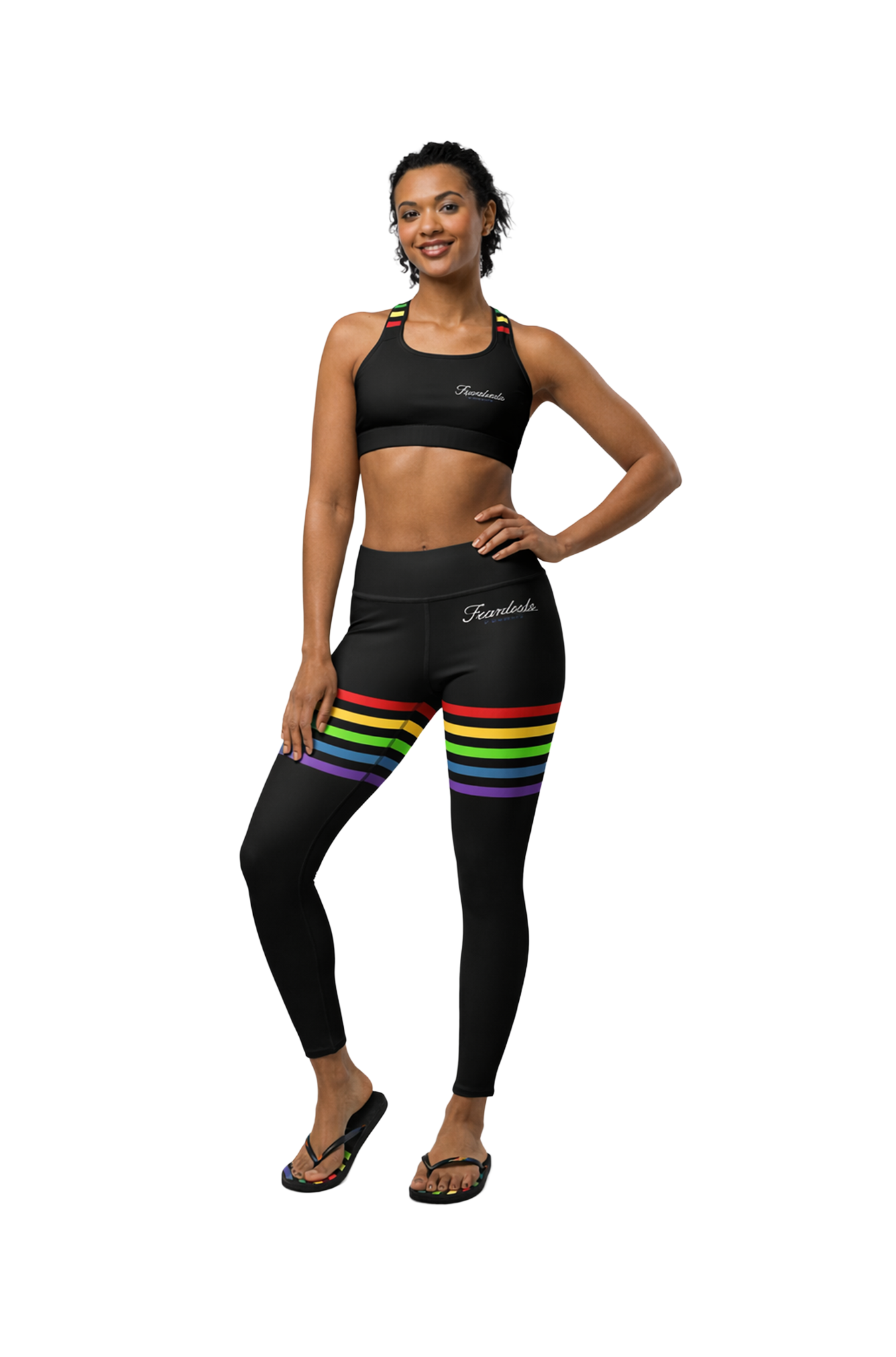 Striper Yoga Leggings