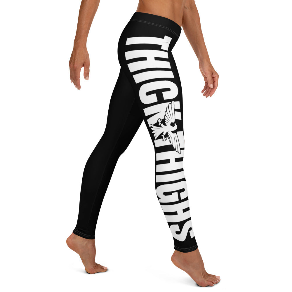 Thick thighs Leggings (Blk/Wht)