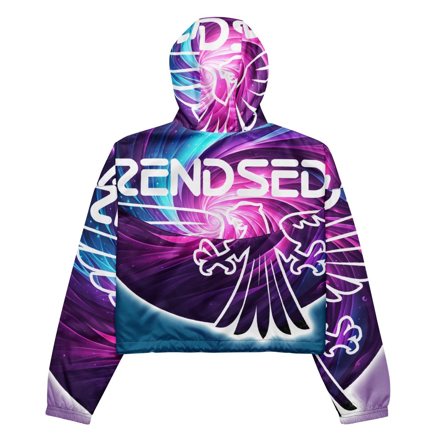 Purple Rein cropped windbreaker