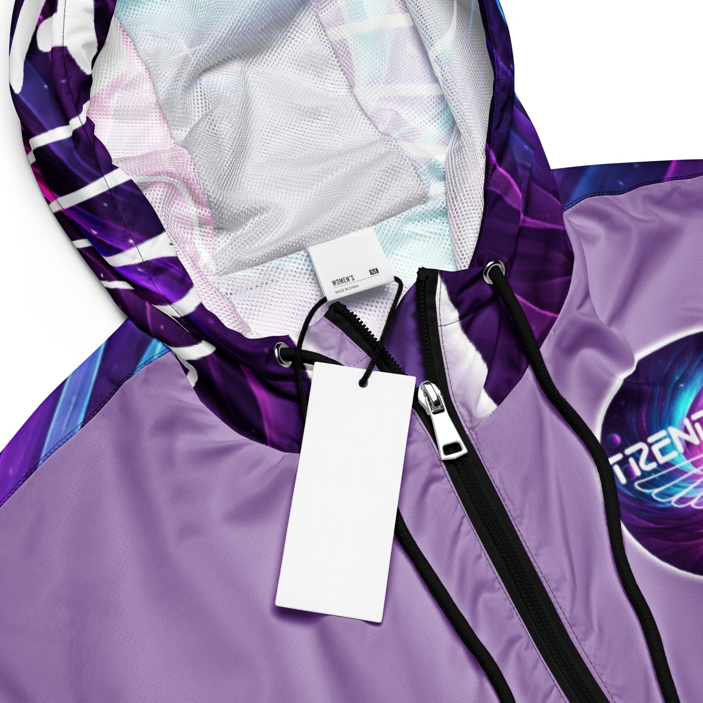 Purple Rein cropped windbreaker