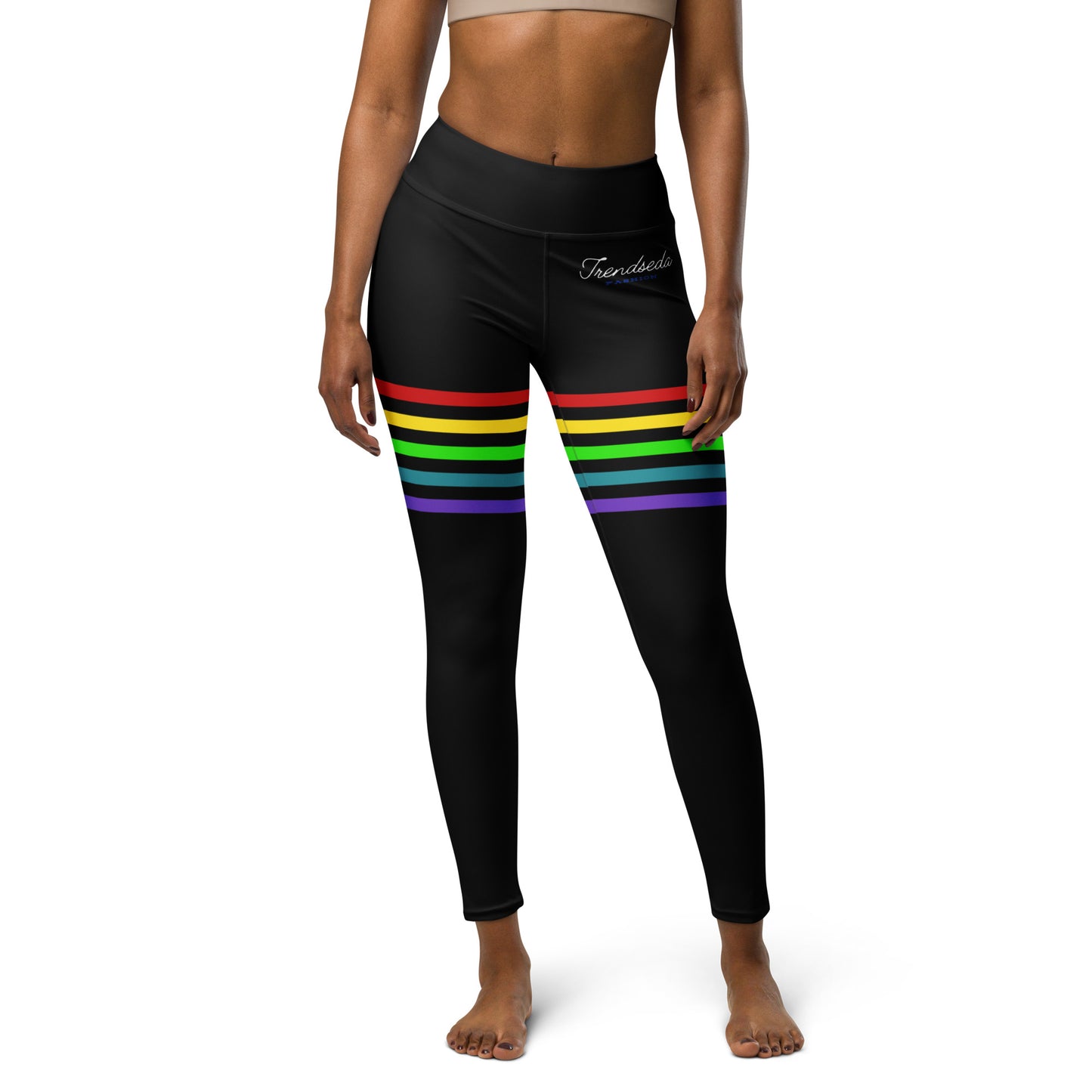 Striper Yoga Leggings